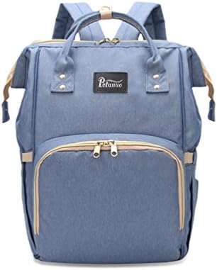 LAVIN Multi-function large capacity Baby Diaper Backpack, Heat preservation, Solid and Moisture-proof Baby Bag, Diaper Backpack With No irritation and injury，Fit for Baby Car Easy Carring-Blue