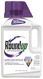 Roundup Weed and Grass Killer Super Concentrate, 1/2-Gallon