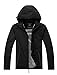 ZSHOW Men's Lightweight Packable Windproof Hooded Jacket Quick Dry Windbreaker