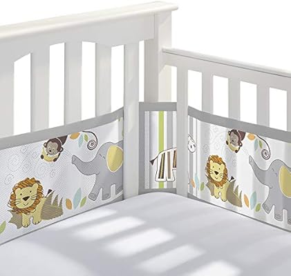 mesh crib bumper