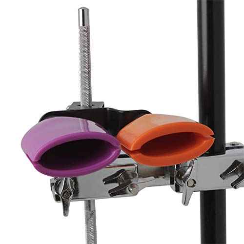 XuBa Double Sambago Bell Percussion Jam Block Latin Music Cowbell High Low Sound Wooden Fish Knocker Drum Accessories