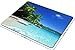 Tropical Paradise Sunshine Beach Coast Sea Palm Trees Mousepad,Custom Rectangular Mouse Pad 9.45