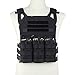 Outry M4 M16 AR-15 Type Magazine Pouch Mag Holder - Triple/Double/Single Airsoft MOLLE Mag Pouch - Open Top Version - Triple - Black