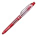 Morning Glory Mach 3 Roller Ball Pen - 0.38 mm-Fine Point Tip (Pack of 12 Pens) (Red)