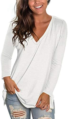 T Shirts Casual Loose Fit Tunic Tops 