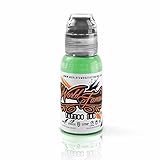 World Famous Tattoo Ink – Vegan-Friendly Professional Tattooing Inks – Ireland Green, 1/2 Ounce