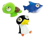 Sealife Assortment Squeeze N Pop Toys - Poppin Peepers - 3 Pack