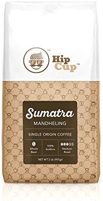 HipCup Sumatra Mandheling Coffee|Whole Beans|2 Pounds