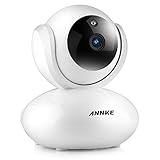 ANNKE HD 1080p Wireless Pan/Tilt IP Camera with 2-Way Audio and Motion Detection White