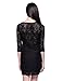 OMEYA.WANSHIDA.Women Hollow Out V-Neck Lace Dress