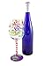 Top Shelf Thank Glass – Unique Wine Lover Gifts-Hand Painted, 1 Count, multi-colored