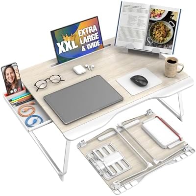 Foldable Laptop Bed Table Portable Mini Lap Desk Study Picnic...