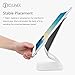 iQunix Nona Adsorption Tablet Mount Stand Elegant Aluminum Holder Stand for iPad Pro Air/Surface Pro/Nintendo Switch/Kindle/iPhone/Samsung Galaxy Tab Nexus