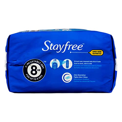 Stayfree Reg Maxi Pad 24ct