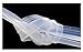 HUAHA Frameless Flexible Shower Door Seal Sweep for 3/8