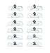 Frost King CL1 Screws and Clips for Furniture Re-Webbing, Silver