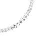 AeraVida Simple Round Beads Sterling Silver Unisex Bracelet 6.25 inches