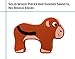 Cute Wild Animals Chunky Wooden Puzzle for Toddlers, Preschool Age w/ 