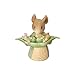Enesco Tails with Heart “Mouse with Peapod” Stone Resin Figurine, 1.97”, Multicolor