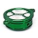 JFG RACING CNC Billet Aluminum Green Oil Filter Covers Cap Motorcycle Fuel filter Caps For Motorcross KX450F 2006-2015 KLX450R 2008-2015