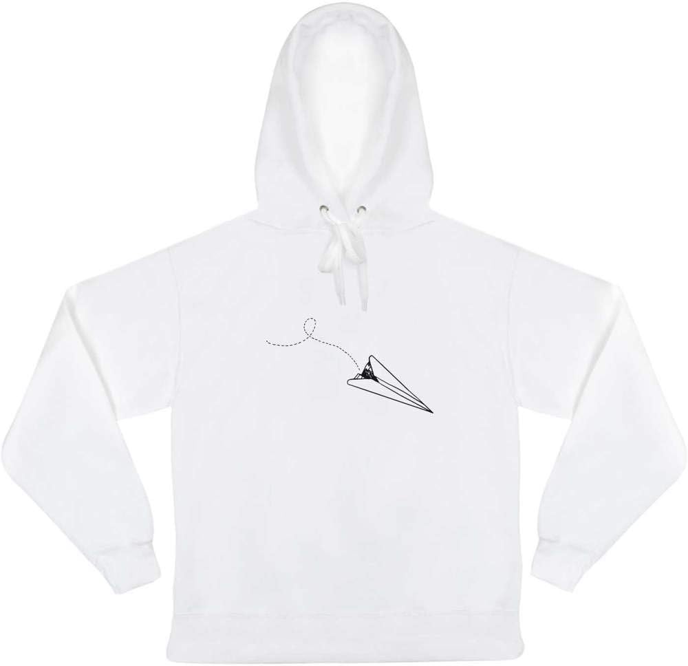 Azeeda Extra Large 'Paper Airplane' Adult Hoodie / Hooded Sweater