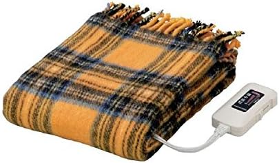 Amazon Co Jp かわいい電気ひざ掛け毛布 ダニ退治機能 室温センサー付き 洗濯可 日本製 長方形 cm 140cm イエロー 黄 ホーム キッチン