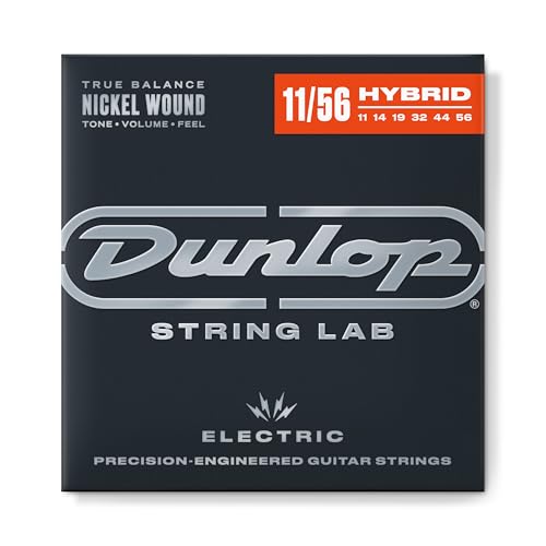 Jim Dunlop Performance+ DEN1156 11-56 Electric Guitar Strings, Medium / Extra Heavier ( 11 - 56 )
