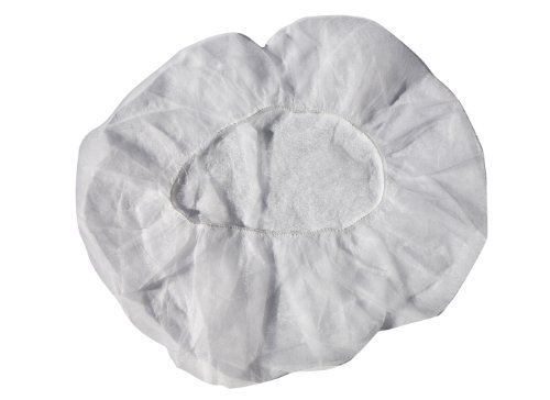 Cleanroom Bouffant Caps 21" White (100/BG 10/CS)