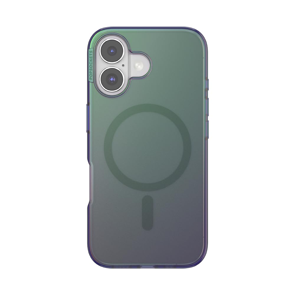 PopSockets iPhone 16 Case Compatible with MagSafe, Phone Case for iPhone 16, Wireless Charging Compatible, Case Only - Nightshade