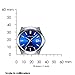 SONGDU Men's Date Stainless Steel Waterproof Quartz Business Casual Wrist Watch Blue Dial