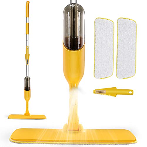 Professional-Microfiber-Spray-Mop-for-Wooden-Floor-Cleaning-with-2-Washable-Mop-Pads-DryWet-for-Kitchen-Household-Mopping-Hardwood-Tile-Floor