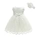 Moon Kitty Baby Girls Embroideries Baptism Dresses Christening Special Occasions Gown for Baby Girl