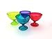 Big Boss Swirlio Frozen Fruit Dessert Cups - Set of 4 Cups - Comes in 4 different colors - Red Green Purple and Turquoise.