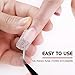 Upgrade Silk Fiberglass Nail Extension Form - DR. MODE 192 Pcs Clear Non-Woven Silk French Nail Warp, 6 Nail Shape 48 Size False Nail, Easy to Use Acrylic Nail/UV GEL Nail Form