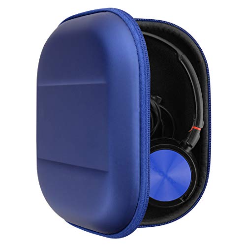 Headphones case for SONY MDR-ZX100, ZX300, ZX310, ZX400, XB200, ZX102DPV Headphone Carrying Case/Bag (Blue)