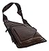 RICHPORTS Leather Sling Bag for Men Daypack Shoulder Backpack Chest Pack Crossbody Bags for Multipurpose Hiking Cycling and Travel