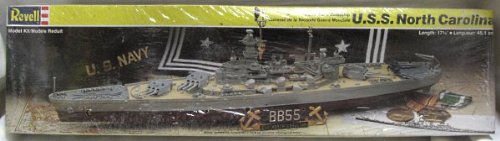 Battleship USS NORTH CAROLINA plastic model ship kit