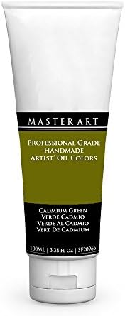Cadmium Green Oil Paint 100 ML By Master Art Supplies