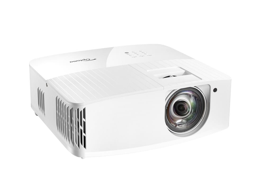 Optoma UHD35STX 4K UHD Short Throw Gaming and Home Entertainment Projector