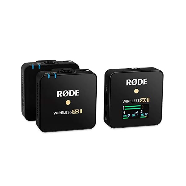 Rode Wireless GO II 2-Kanal Mikrofon-Funksystem + SC15 Anschlusskabel USB-C auf Light-ning + keepdrum Mikrofasertuch – Bild 4