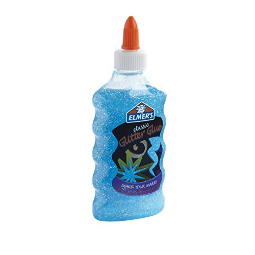 Elmers Liquid Glitter Glue, Washable, Blue, 6 Ounces, 1 Count