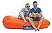 Chillbo Don POOLIO Pool Floats for Adults - Cool Patterns, Inflatable Sofa & Kids Hammock - Best Camping Gear for River Floats Hammock Chair & Raft for Beach (Orange + Blue)