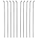 Φ1.2mm x L120mm Steel Z Style Pull/Push Rods Parts for RC Airplane Plane Boat Replacement (Pack of 10)