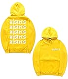 WANGRED Sisters James Hoodie James Sweatshirt Charles Sisters James Apparel Yellow L
