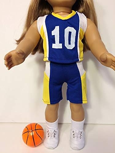 18 inch doll basketball outfit