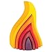 GRIMMS Puzzle Small Fire Yellow Red, 1 EA