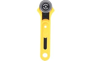 Rotary Cutter Roller Wheel Round Blade 28 mm for Fabric Paper Leather and Plastic Cutting, Stainless Steel and Tungsten Steel