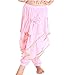 MUNAFIE Belly Dance Harem Pants Tribal Arabic Halloween Pants with Gold Trim US0-14