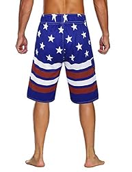 unitop Men's Swim Trunk Surfing Beach Board Shorts