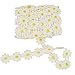 Honbay 5 Yards Decorating Lace Embroidered Trim Ribbons for Sewing or Craft Decoration (Daisy)